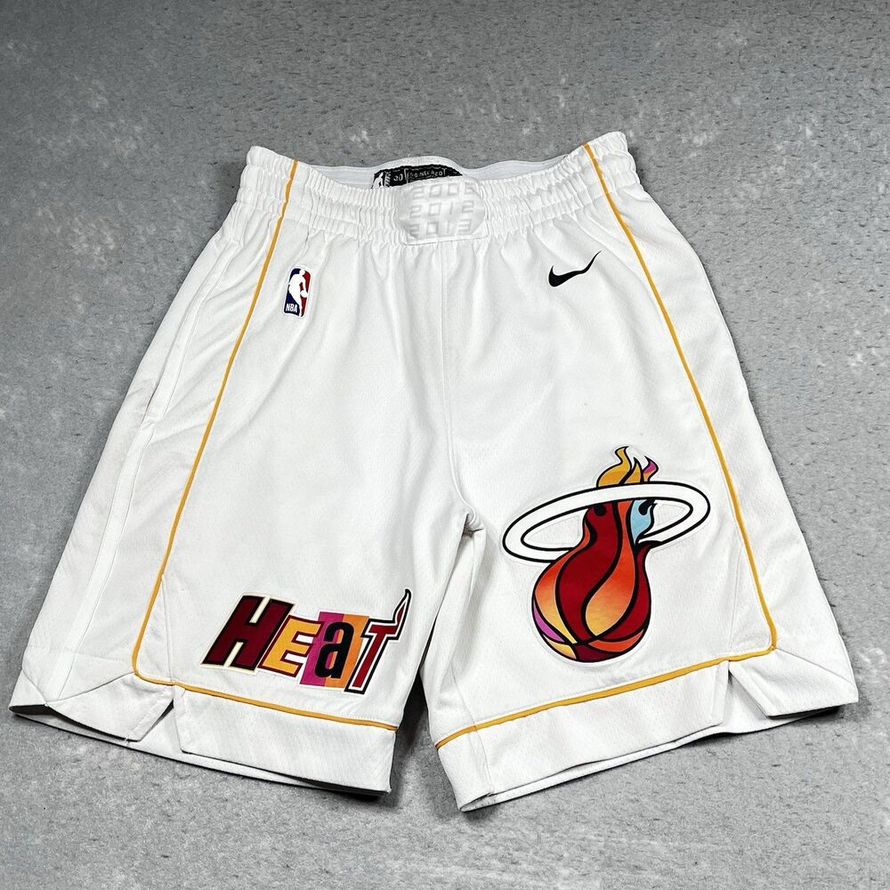 Nike NBA Miami Heat City Edition Swingman Shorts Mens S Basketball DO9663-100